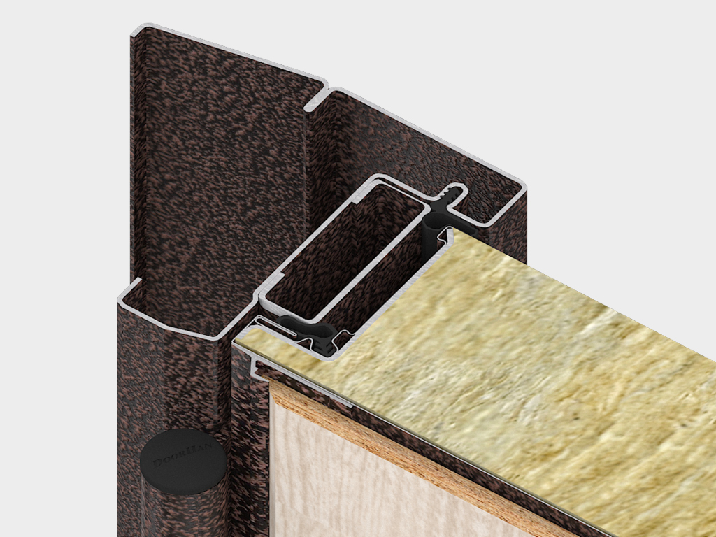 Ichki ochilishli eshik qutisi evakuatsiya talab qilinadigan va eshikning ichkariga ochilishi zarur bo'lgan joylarda o'rnatiladi.